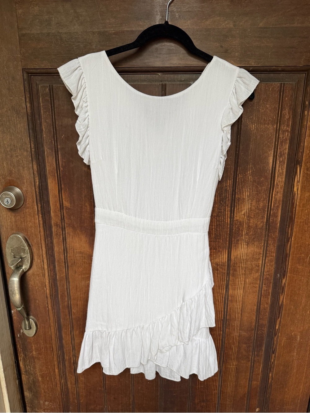 Boutique brand FAVLUX White Faux Wrap Dress